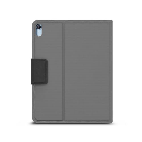 Image of GRIPP Melon Leatherette Texture Case for iPad Air 11 inch (M2 /M3 /M4, 2024 /2025 /2026), iPad Air 10.9 inch (4th /5th Generation, 2020 /2022), iPad Pro 11 inch (3rd /4th Generation, 2021 /2022) - Grey /Black