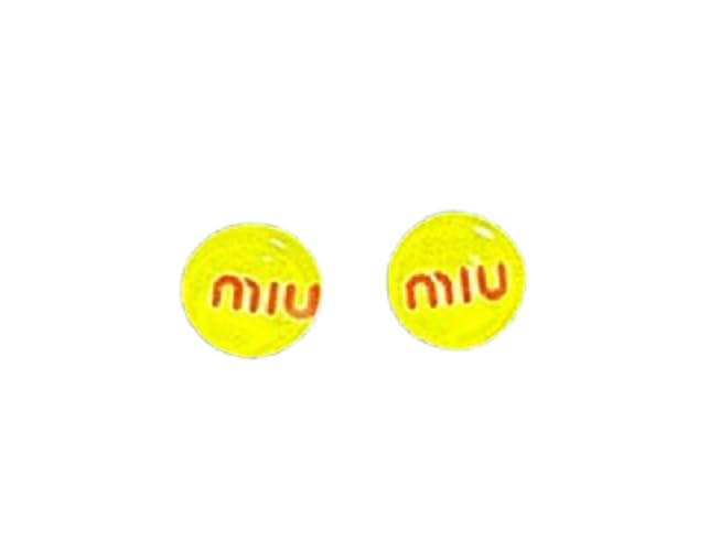 GenericDiya Hub Jewellery MIU Stud Earring for Girls/Women - Yellow color