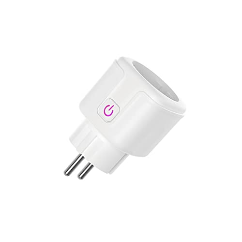 sdhiiolp Smart Socket WiFi Tuya Power Outlet 100 240V Portable Timing Intelligent, EU Stecker 16A Cover
