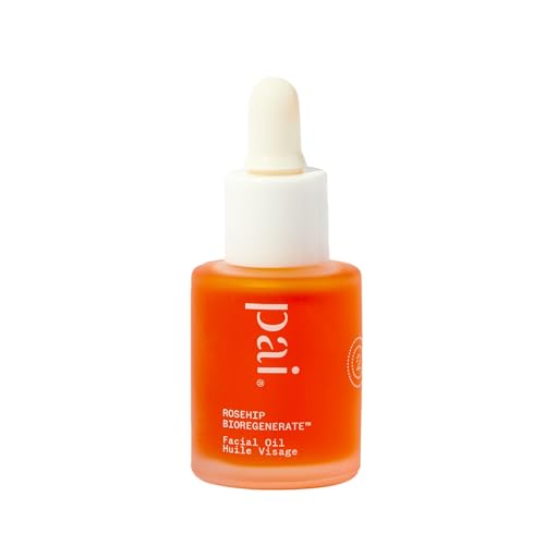 PAI SKINCARE - Organic Rosehip BioRegenerate Universal Facial Oil | Natural, Vegan, Sensitive Skincare (0.34 fl oz | 10 mL)