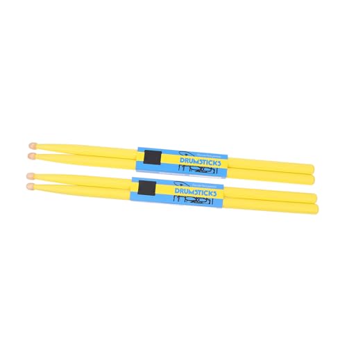 2 pares de baquetas de maple antideslizantes con punta en forma de gota miniatura 1