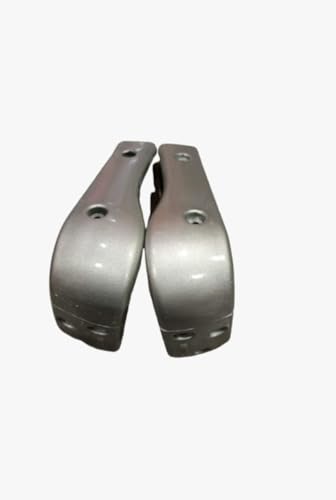 Image of Matrix Chair Back Support Attachment, High Back Design, Silver, 2-Piece Set