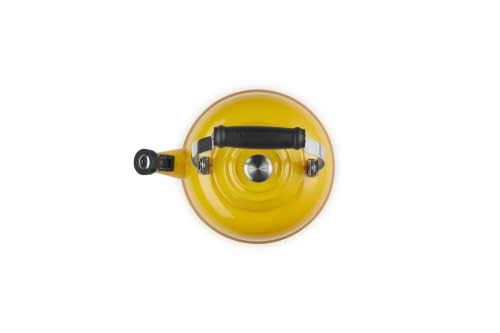 Image of Le Creuset Enamel On Steel Whistling Tea Kettle, 1.7 qt., Nectar