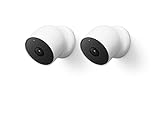 Google Nest Cam (Outdoor or Indoor, Battery) - 2 Pack