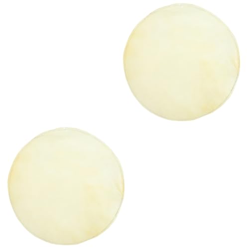 Levemolo 2pcs Drum Skin Musical Instrument Parts Musical Instrument Accessories Percussion Part Replacements Drum Covers Replacement Drum Heads Leather Drum Head