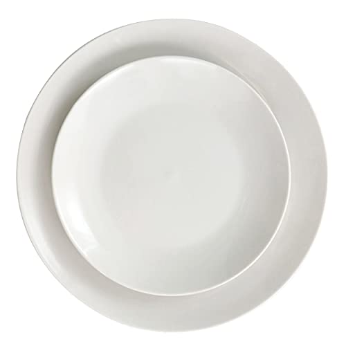 Elama Camellia 16 Piece Porcelain Double Bowl Dinnerware Set by Elama - Used condition - Image 5