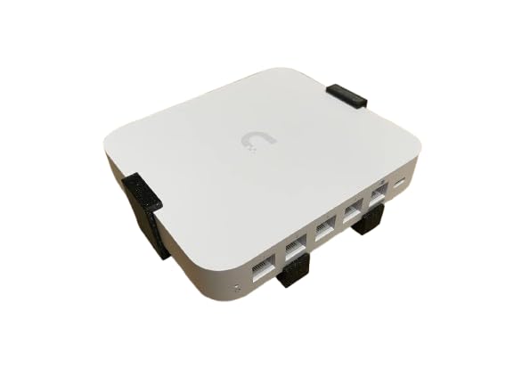 Wall Mount Bracket Compatible with Ubiquiti Cloud Gateway Ultra (UCG-Ultra), Durable Holder for Unifi Network Routers