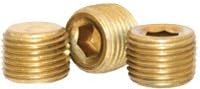 (1100pcs) 3/8"-18 Pipe Plug, Brass, 3/4" Taper, Made in USA, Plain, (inch), Size: 3/8"-18