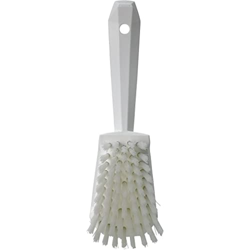 Image of Vikan 41925 Brush,Washing,Stiff,10 inch,PP /PBT,White