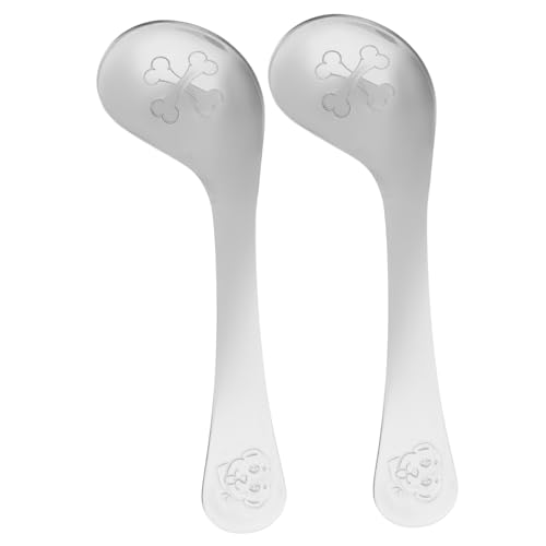 Cabilock 2 Piezas Aprendiendo A Comer Cuchara De Entrenamiento Cubiertos Pinzas De Cocina Colador De Alimentación Cucharas Plato Alimentador De Bebé Cuencos De Bebé Platos Para Bebé Recién