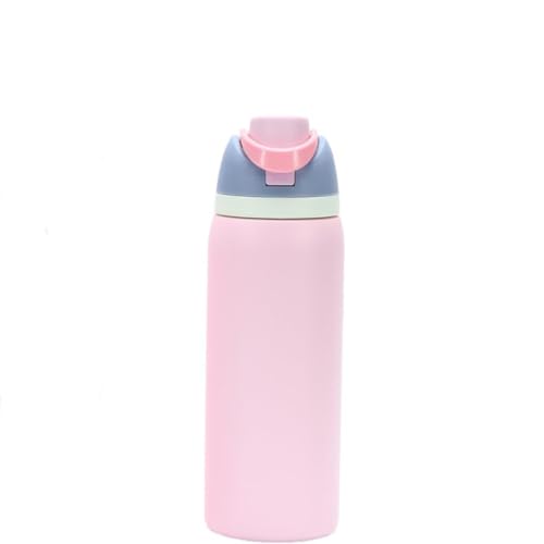 Image of Stainless Steel Water Bottle 1 Ltr Steel, Flip Cap Water Bottle for School, Office, Gym, Travel and Daily Use, Easy Sip Steel Bottle for Adults, Kids and Home