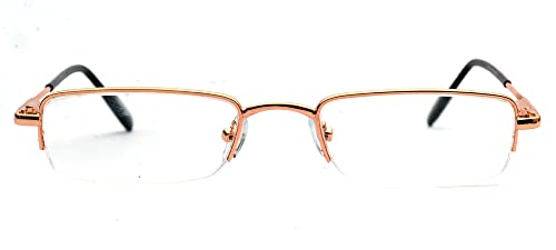 Image of FRESH Reading Glasses | Rectangular half Rim Eyeglasses | For Unisex | Free Size