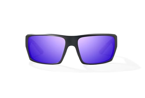 Bajio Nato Polarized Sunglasses – XL Fit Full Wrap – Wide Temples – LAPIS Lens Technology – Built-In Side Shields2