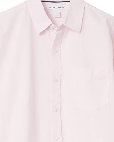 Image of Amazon Essentials Men's Regular-Fit Long-Sleeve Casual Poplin Shirt, Button Front, Business Casual, Collared