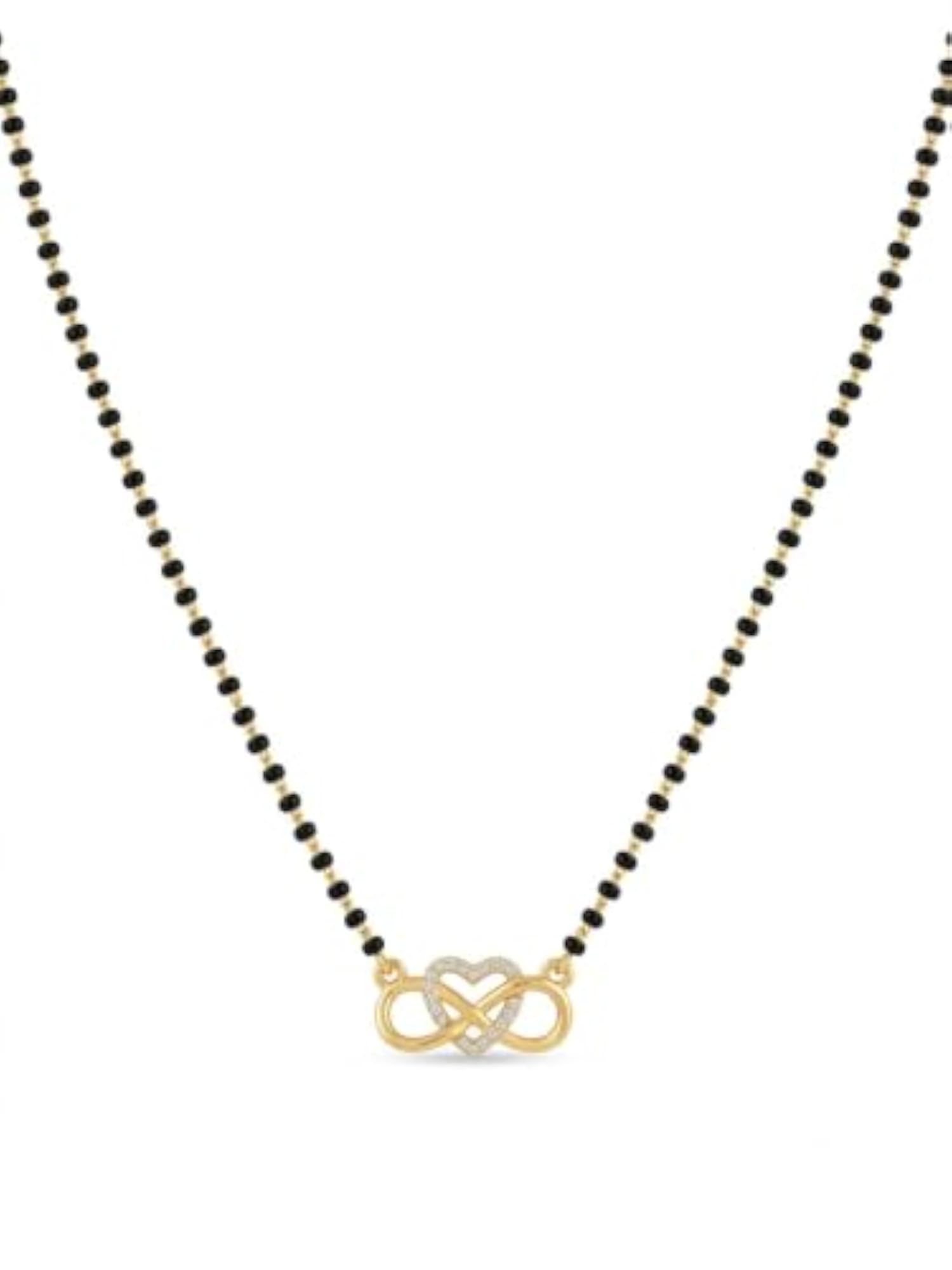 Women's Gold-Plated Traditional Mangalsutra Set