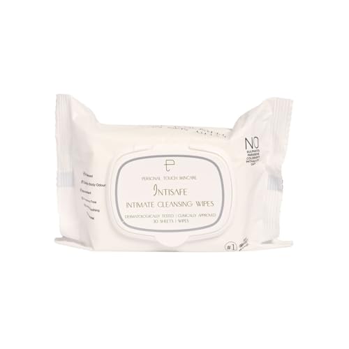 Image of Personal Touch Intisafe Intimate Hygiene Wipes | Fragrance-Free, pH Balanced with Lactic Acid | Gentle Cleansing for Intimate Area | With Calendula, Zinc & Thyme | 30 Sheets