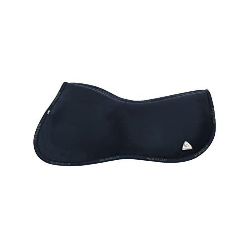 Acavallo Memory Foam Half Pad & Front Riser, Größe:L, Farbe:blau
