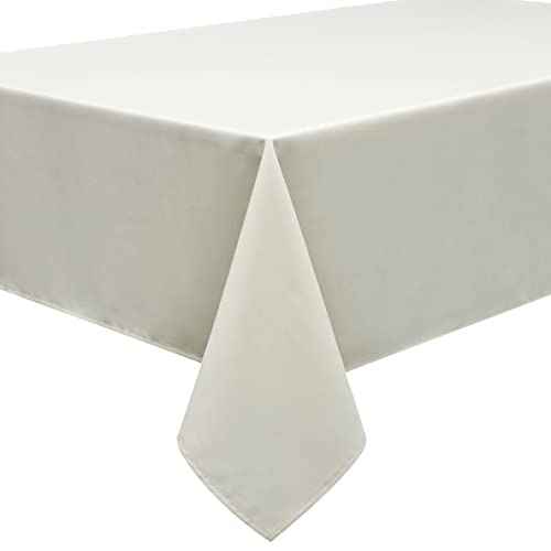 Vari colori Home Direct Tovaglia da tavola, in Poliestere, Rettangolare 150x300cm (Avorio)