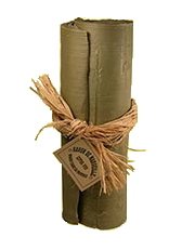 Raw Marseilles Soap Roll with Raphia Tie 4.12 Lb, 16x6 Inch