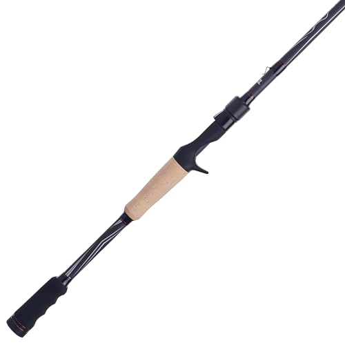Abu Garcia Winch Casting Fishing Rod, Black, 7' - Medium Heavy - 1pc