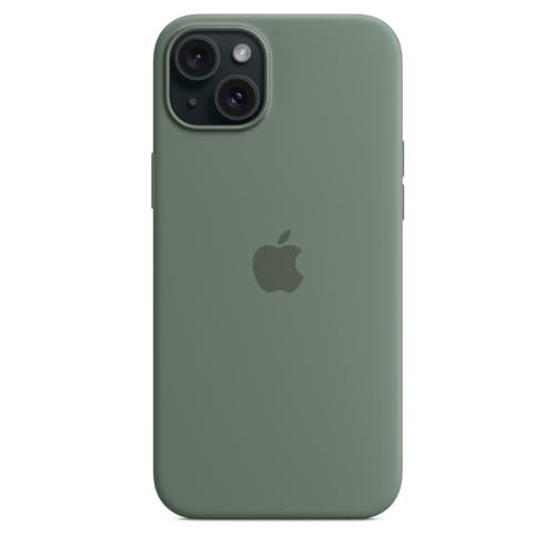 Apple iPhone 15 Plus Silicone Case with MagSafe - Cypress - MT183ZM/A - image 4