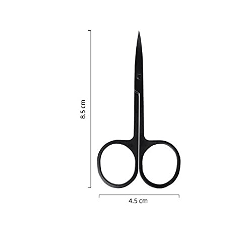 Bastelschere, professionelle Nagelschere, Maniküre for Nägel, Augenbrauen, Nase, Wimpern, Nagelhautschere, gebogene Pediküre, Make-up-Werkzeuge, Schere