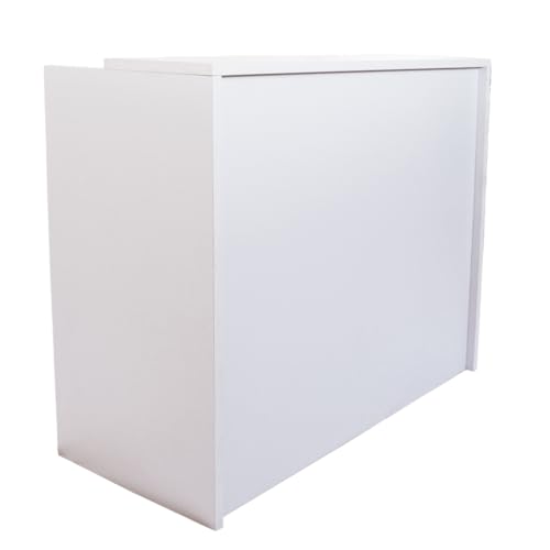Genérico OFILIKE. Mostrador Compact. Mostrador de Recepción para Oficina. Fácil Montaje. (Blanco) (120cm Ancho)