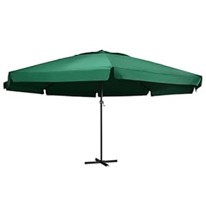 vidaXL Tuinparasol met Aluminium Paal Terrasparasol Parasol Zonnescherm Zonwering Tuinparasols Terrasparasols Parasols…