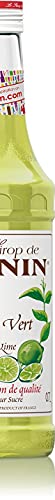 Monin Lime Syrup In Glass Bottle, 700 ml