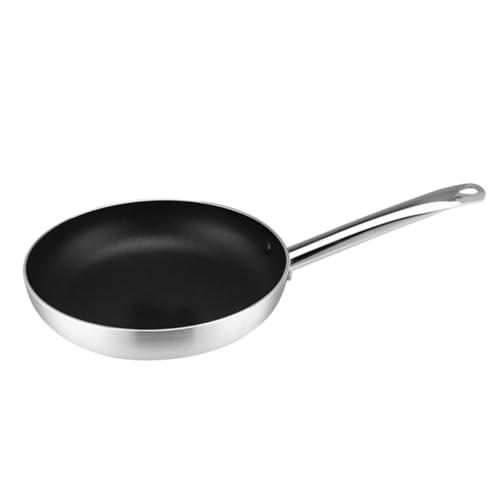Wok de aluminio antiadherente 20cm fondo plano miniatura 1