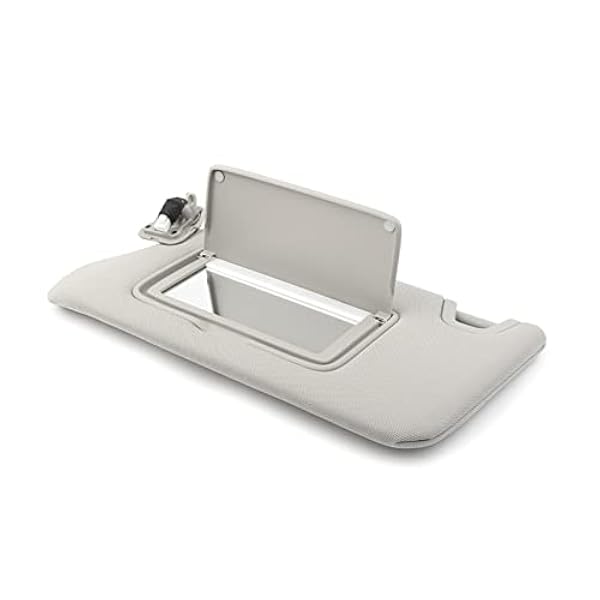 Viseras solares para coches Coche gris Sun Visor Shield Sombra de sombra con DIRIGIÓ Lámpara izquierda 96401 3ta2a FIT for NIS-SAN ALTIMA 2013 2015 2015 2016 96401- 3ta2a Espejos interiores de alta ca