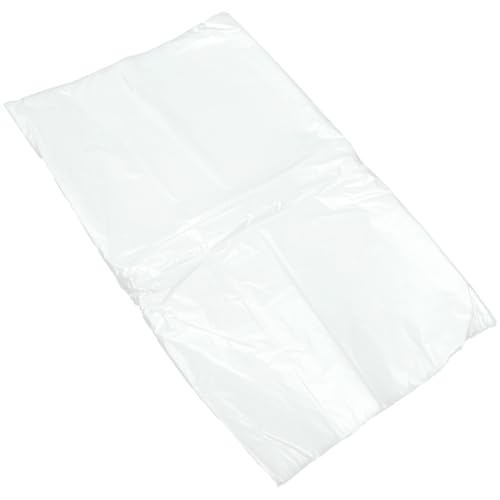 Capa para corte y tinte en casa con plástico protector desechable para teñirse el pelo