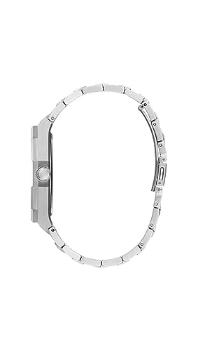 GUESS Gents Stainless Steel Silver Tone Bracelet Watch (Model: GW0575G4)