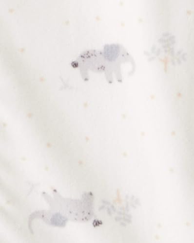 Image of Carter's Unisex Baby Sleep Bag (White Elephant, 0-3 Months)