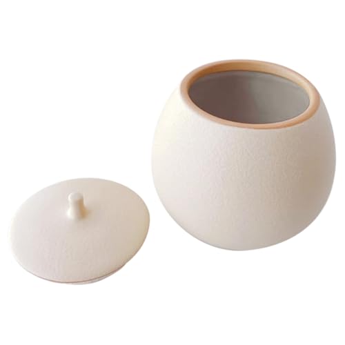Ipetboom Barattolo Ermetico in Ceramica Per Tè e Zucchero Contenitore Piccolo Per Foglie Di Tè Sfuse Lattina Sigillata Per Conservazione Freschezza e Aromi