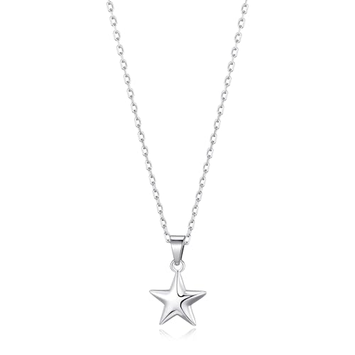 Philip Jones Sterling Silver Star Pendant Necklace - 6