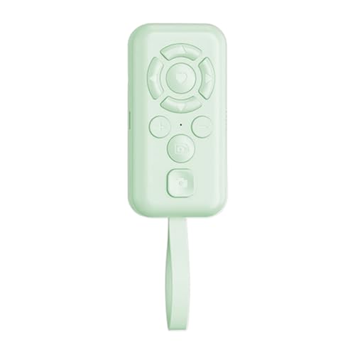 HohuzSruk Mando a distancia inalámbrico multifuncional con 9 botones, control remoto para electrodomésticos, para presentación, fotografía, novela, lectura, conferencia, teléfono, aula, escuela