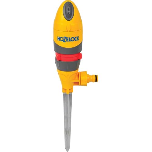 HOZELOCK - Sprinkler Rotating Plus 314 m : Large-area Spray Sprinkler (ø 20m) Ultra Even Coverage thanks to Hydraulic Motor 5 Jets 360 Adjustable Watering Direction [2332P0000]