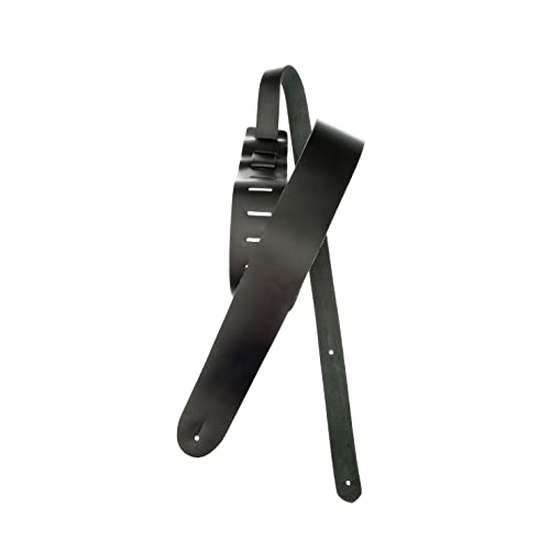 Sangle de guitare Planet Waves en cuir noir, confort classique extra-longue