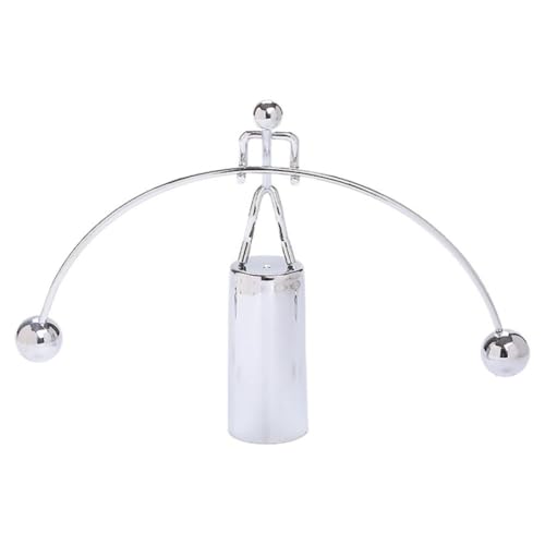 Unumkippbare Balance-Kugel-Ornamente, galvanisiert, kleines Balance-Pendel, Desktop-Figur, Dekoration, Stressabbau Unumkippbare Balance-Kugel-Ornamente, galvanisiert, kleines Balance-Pendel, Desktop-Figur, Dekoration, Stressabbau