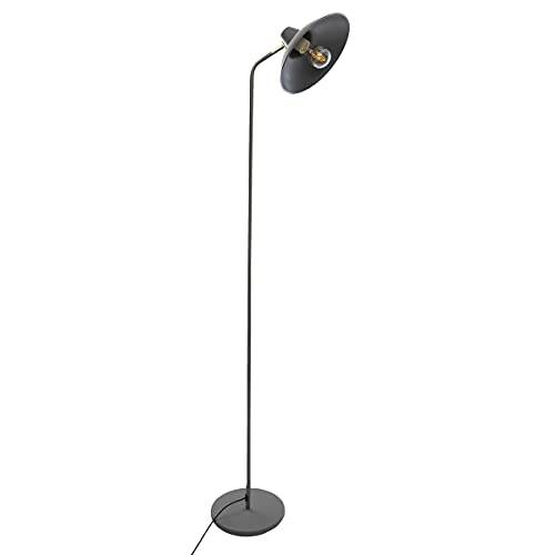 Atmosphera - Lampadaire en métal Gris H 155 cm Celia