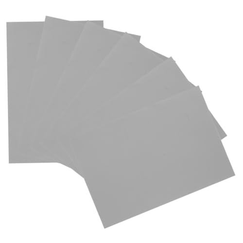 TOYANDONA 6 Hojas Material del Modelo De La Mesa De Arena Vía Férrea Pegatinas Pista De Coche Pegatinas Pegatina De Vía Férrea Cinta Adhesiva De Pista De Grey Papel