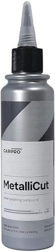 CARPRO Metallicut Metal Polish Compound - Chrome, Exhaust Tips, Aluminum Wheels, Bumpers & Metal Trim - Diamond Abrasive Powders that Finish to an Extreme Gloss - 150mL (5oz)