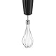 Alessi Plissé MDL10S B - Stabmixer mit Messbecher, Schneebesen und Zerkleinerer, aus Thermoplastischem Harz, Europäischer Stecker 500W, Schwarz