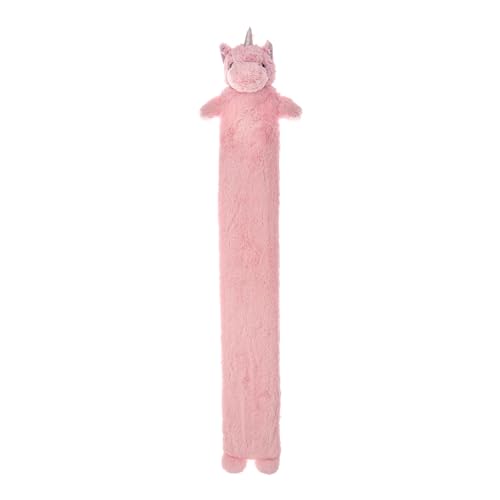 LIVIVO 2L Extra Long Hot Water Bottle with Soft, Removable and Washable Fleece/Knitted/Faux Fur Cover - Giant Size Ideal for Full Body (Unicorn)