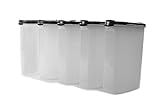 Spülmaschinenfest Tupperware Eidgenosse 2,3 L schwarz mit Schütte Vorratsdose Dose Vorrat Modular (5)