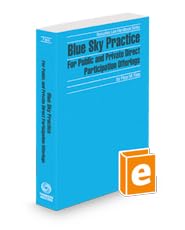 Blue Sky Practice For Public and Private Direct Participation Offerings ...