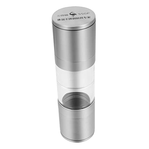 HOLIDYOYO 1pc Pepper Grinder Manual Pepper Manual Coffee Pepper Mill Salt and Pepper Shakers Manual Mill Electric Coffee Grinders Manual Bottle Pepper Manual Grinder for Pepper Abs