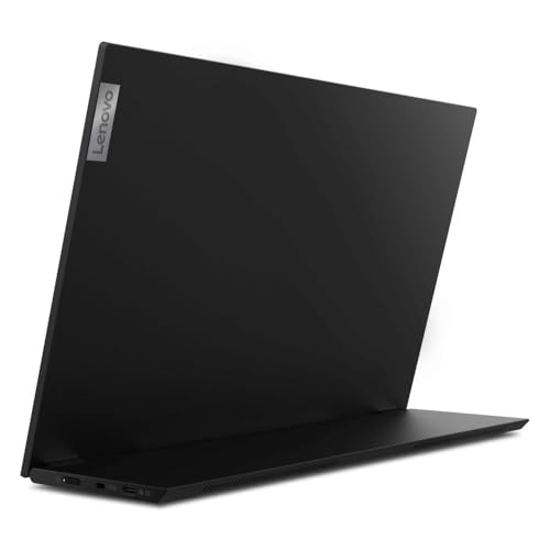 Image of Lenovo ThinkVision M15 15.6 inch Full HD WLED LCD Monitor - 16:9 - Raven Black