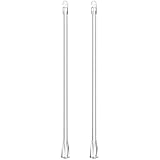 Tringles à rideaux pour fenêtres : la tige s’harmonisera parfaitement avec toutes les couleurs et les motifs de rideaux, ce qui en fait un ajout polyvalent à votre décoration intérieure. mini-stores pour tringle à rideau simple